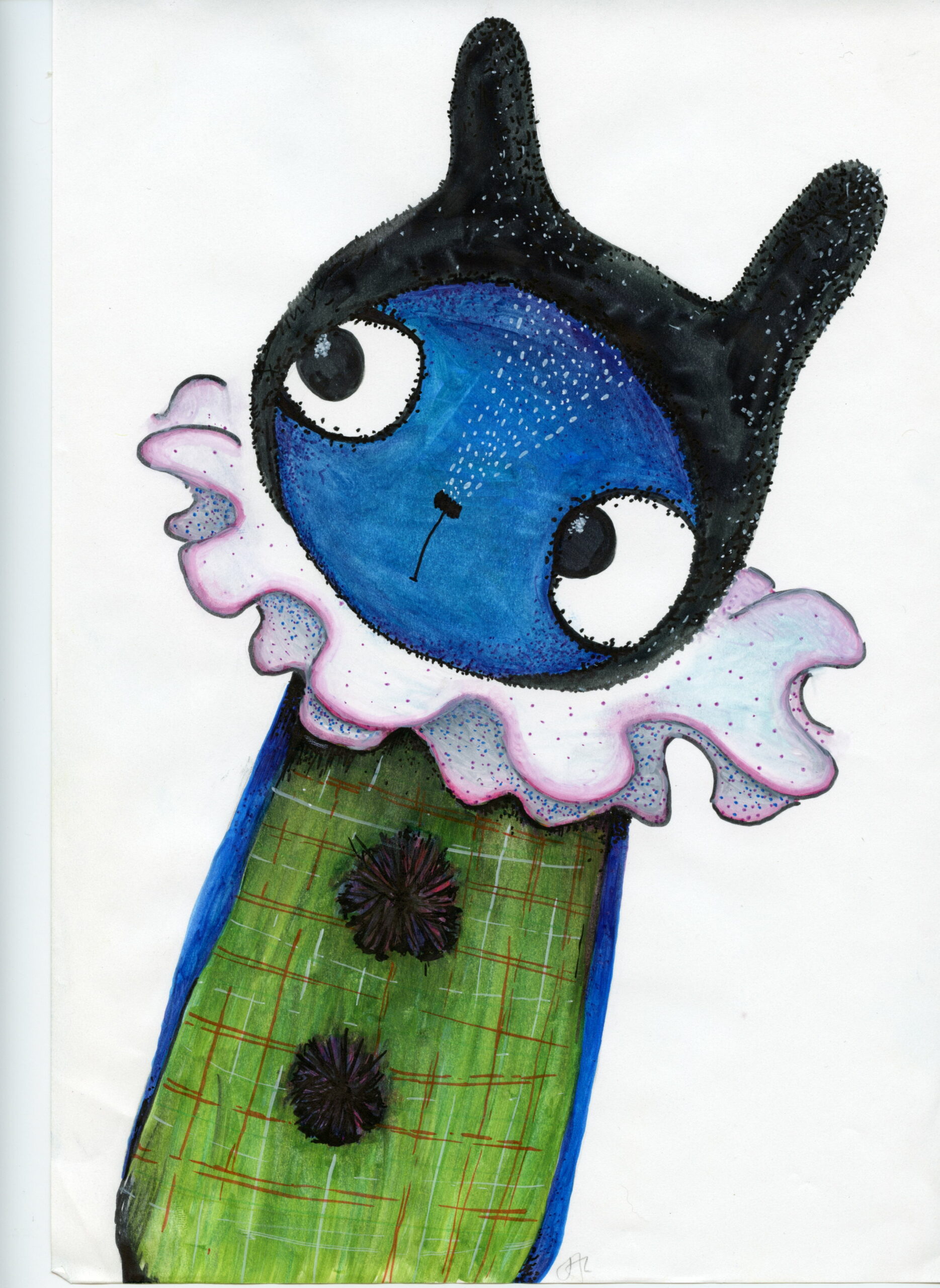 drawing of a doll