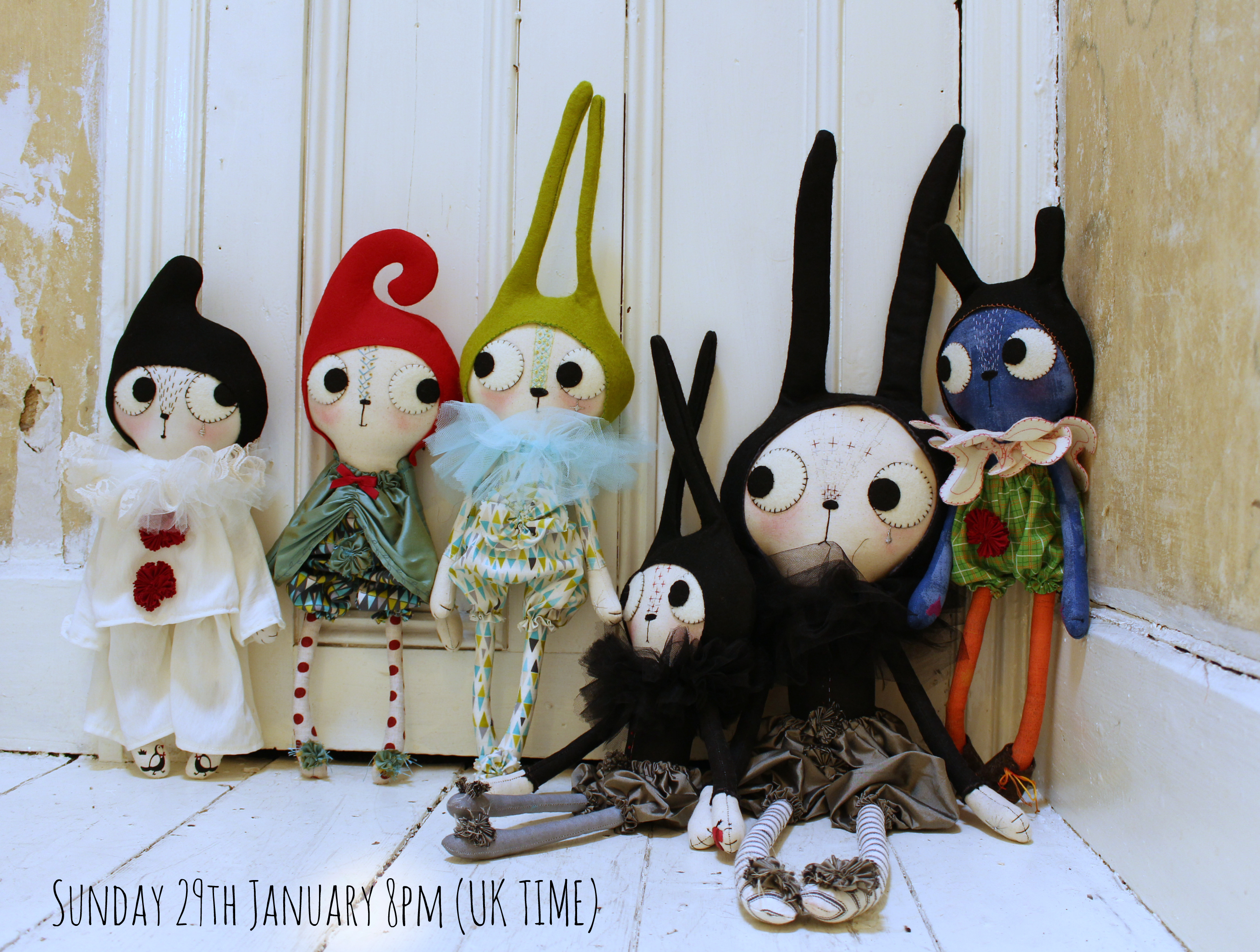 costumed doll collection